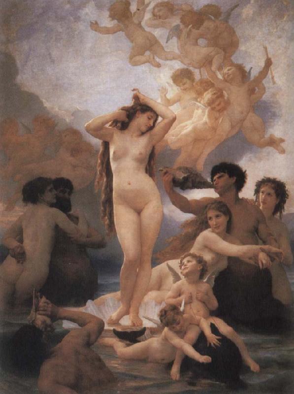 Adolphe William Bouguereau The Birth of Venus Sweden oil painting art